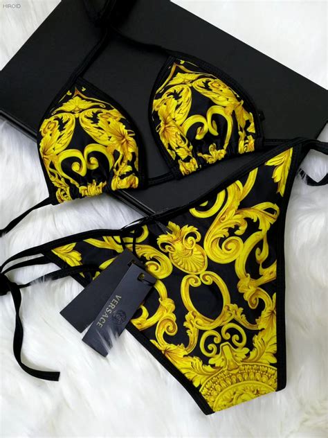 versace jungle bikini|bloomingdale's versace swimwear.